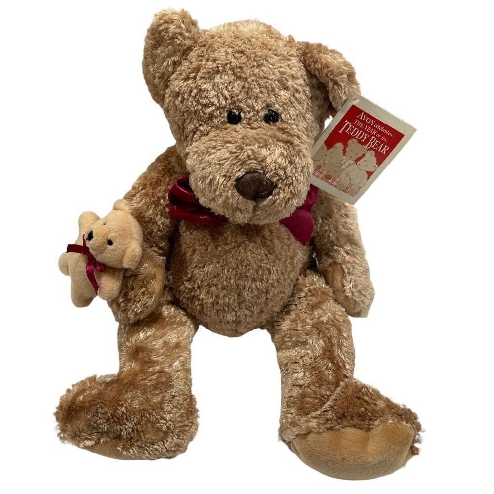 AVON Plush Celebrate the 100th‎ Year of the Teddy Bear Stuffed Animal VTG